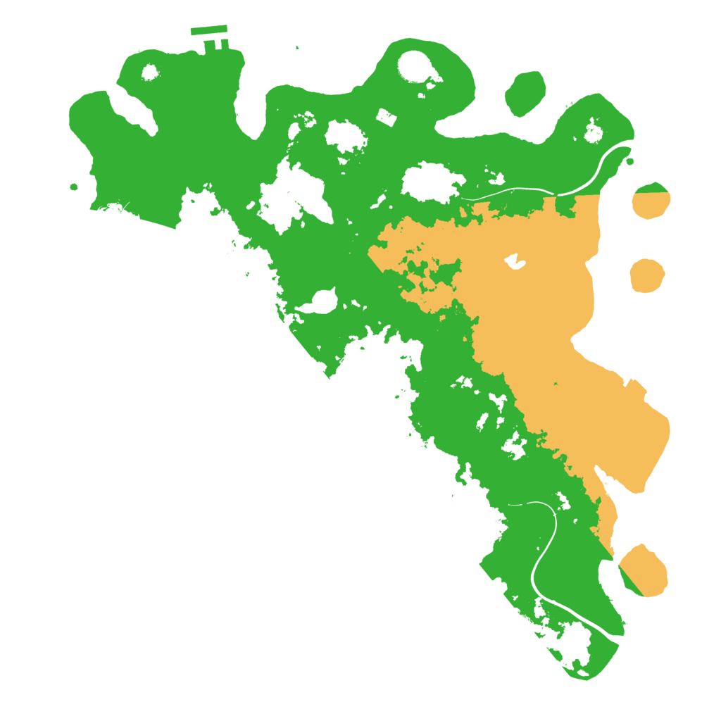 Biome Rust Map: Procedural Map, Size: 4000, Seed: 51871