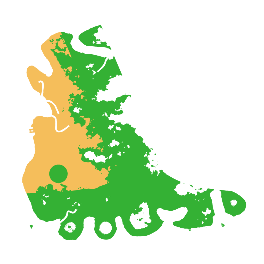 Biome Rust Map: Procedural Map, Size: 3800, Seed: 3519793
