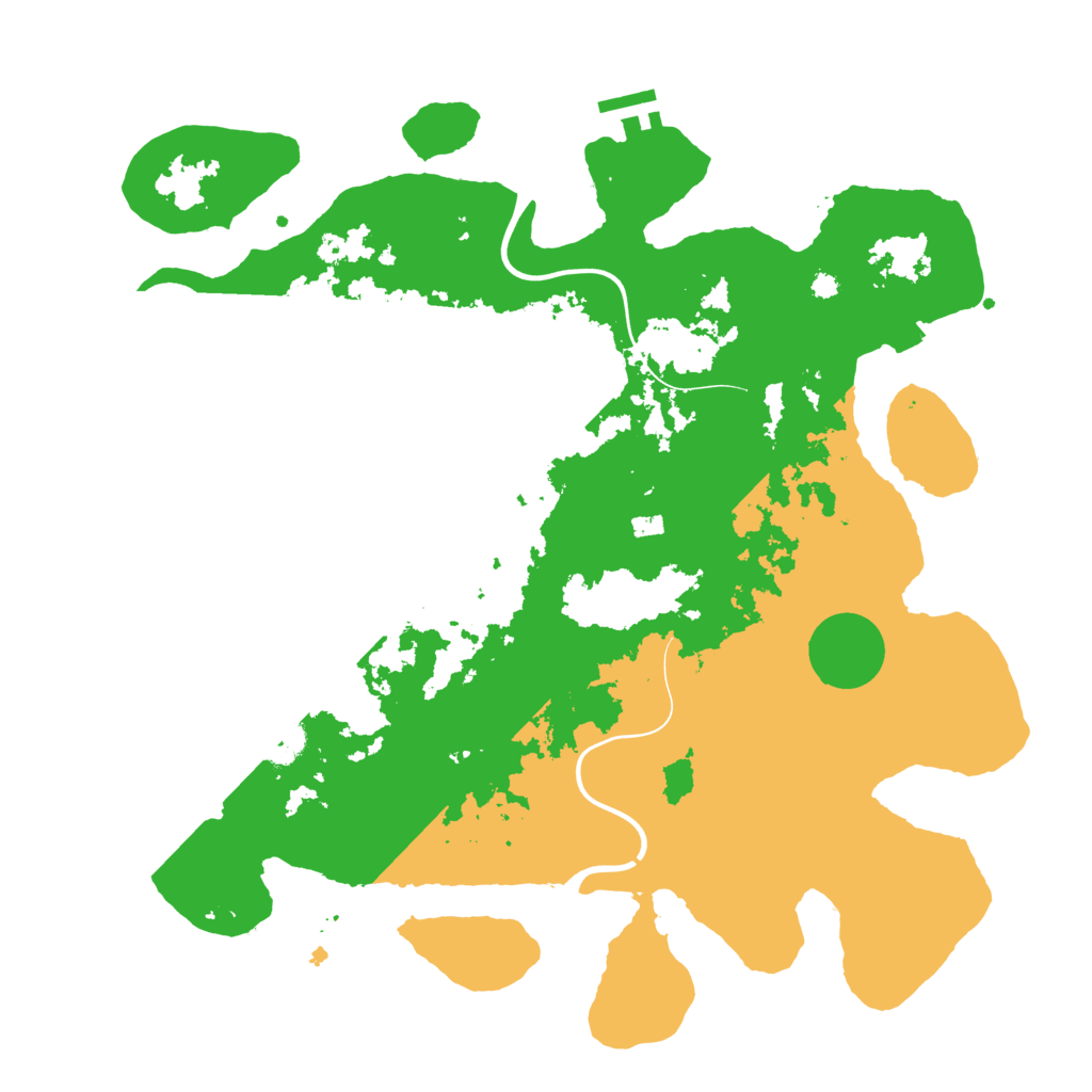 Biome Rust Map: Procedural Map, Size: 3800, Seed: 3944691