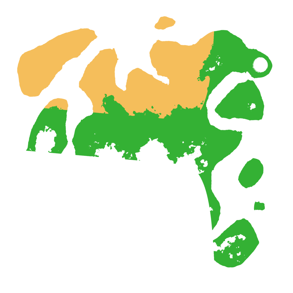 Biome Rust Map: Barren, Size: 3500, Seed: 783844