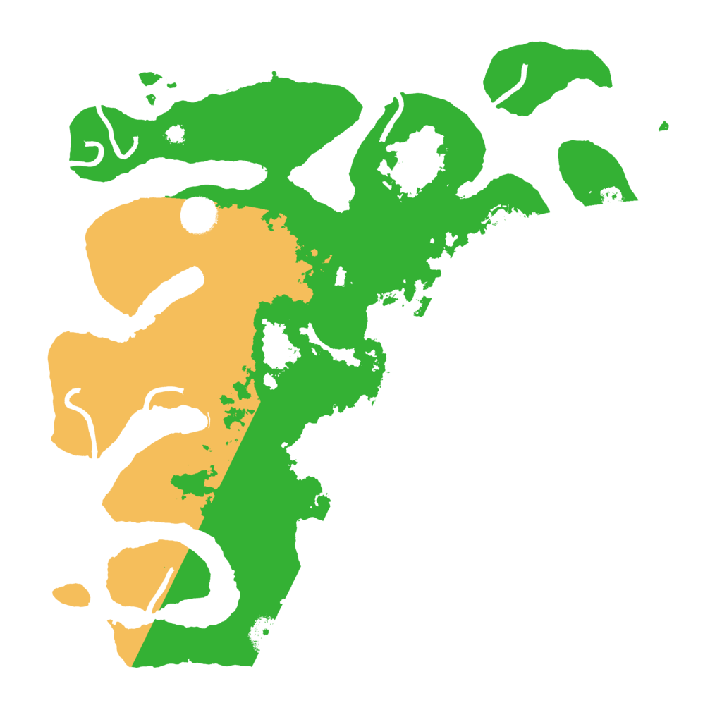 Biome Rust Map: Procedural Map, Size: 3500, Seed: 3650908