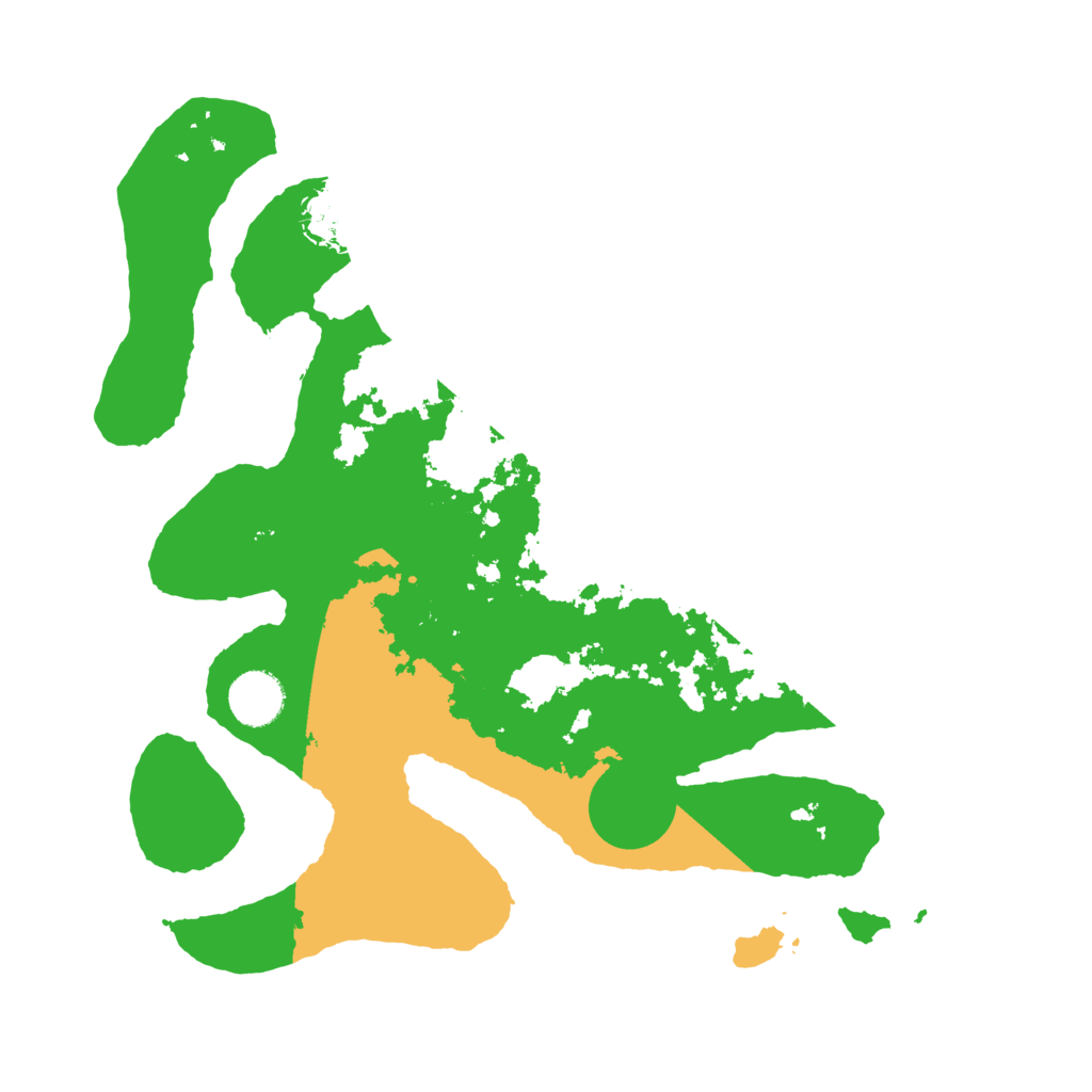 Biome Rust Map: Barren, Size: 3500, Seed: 1532435