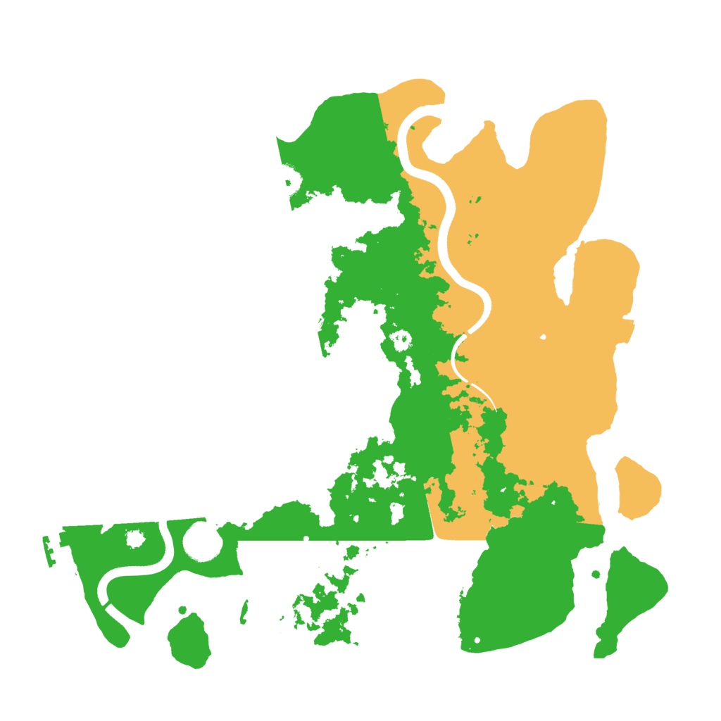 Biome Rust Map: Procedural Map, Size: 3500, Seed: 200