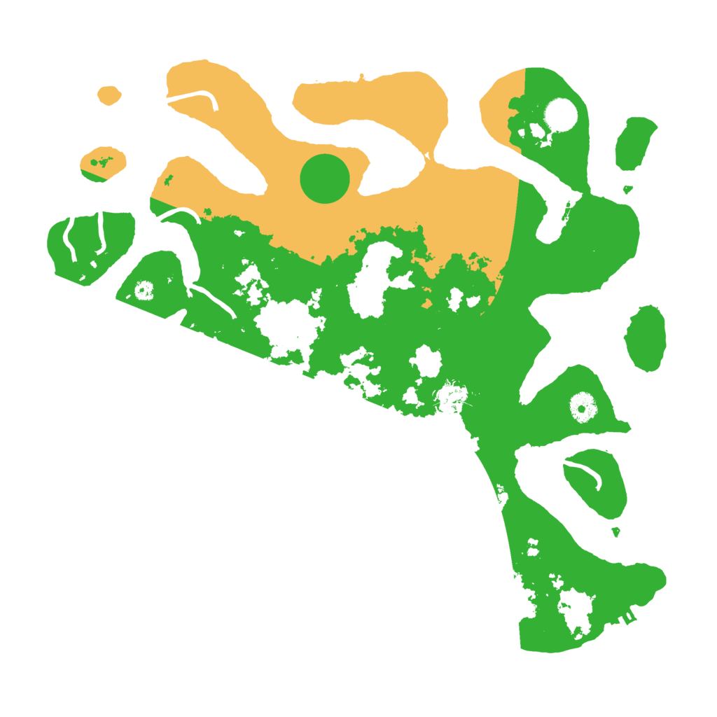 Biome Rust Map: Procedural Map, Size: 3800, Seed: 51192