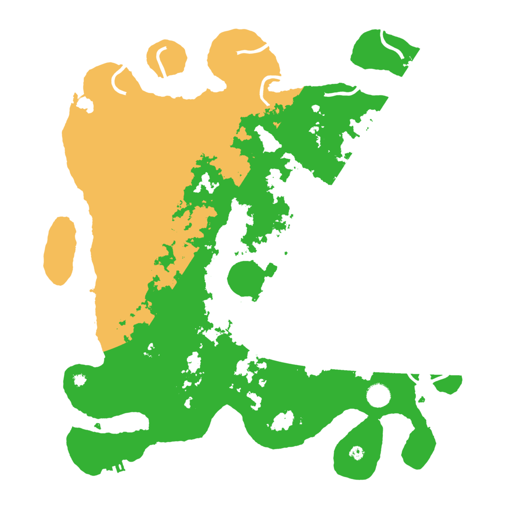 Biome Rust Map: Procedural Map, Size: 3800, Seed: 1106521