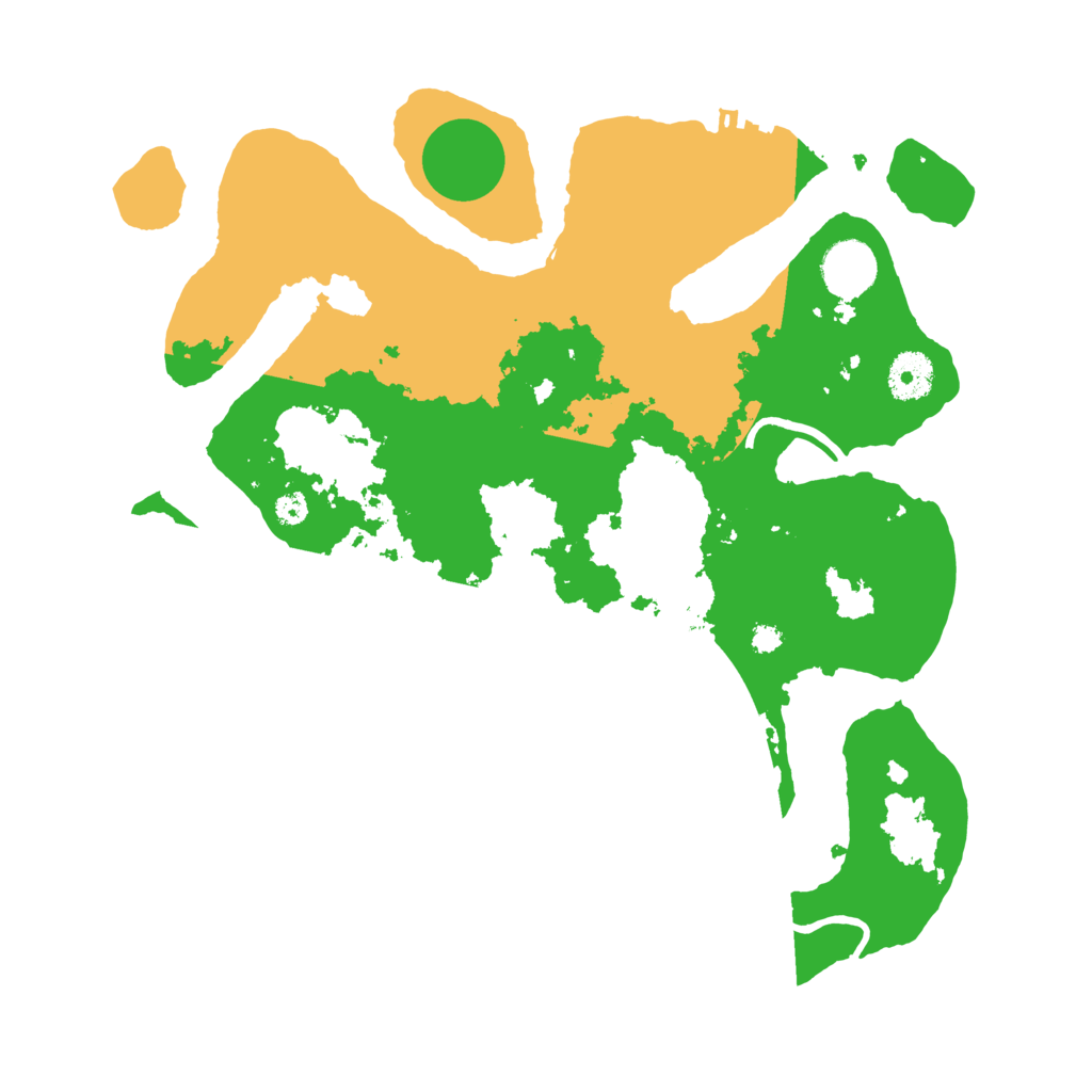 Biome Rust Map: Procedural Map, Size: 3500, Seed: 4508862