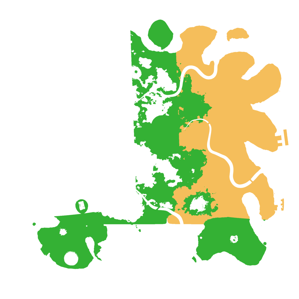 Biome Rust Map: Procedural Map, Size: 3800, Seed: 1012220