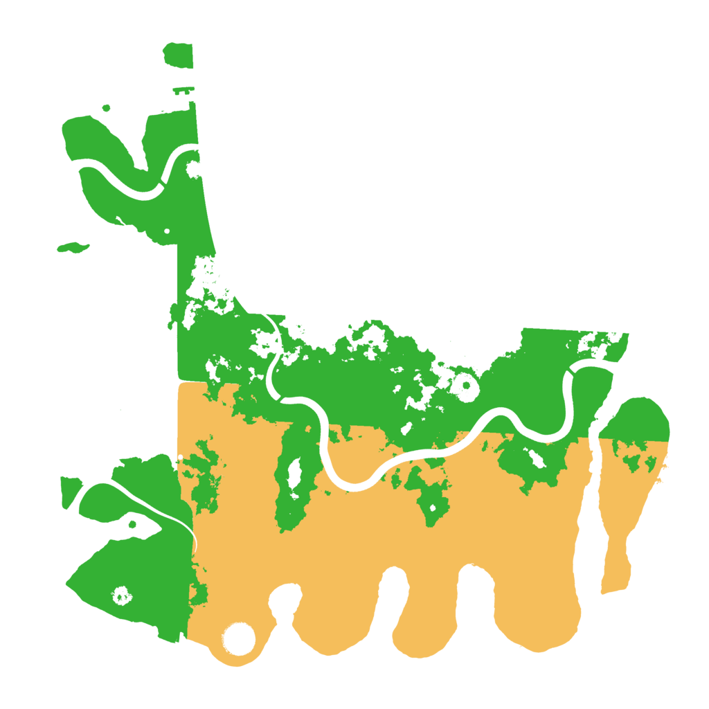 Biome Rust Map: Procedural Map, Size: 3800, Seed: 2537960