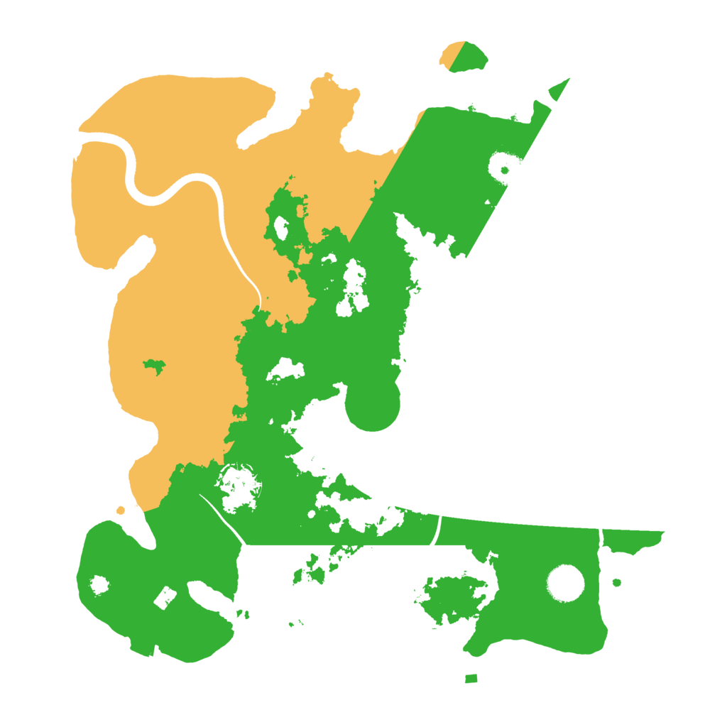 Biome Rust Map: Procedural Map, Size: 3500, Seed: 6350570