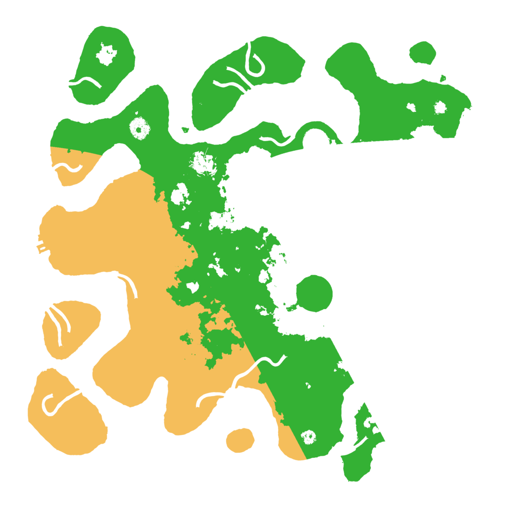 Biome Rust Map: Procedural Map, Size: 3800, Seed: 1266454