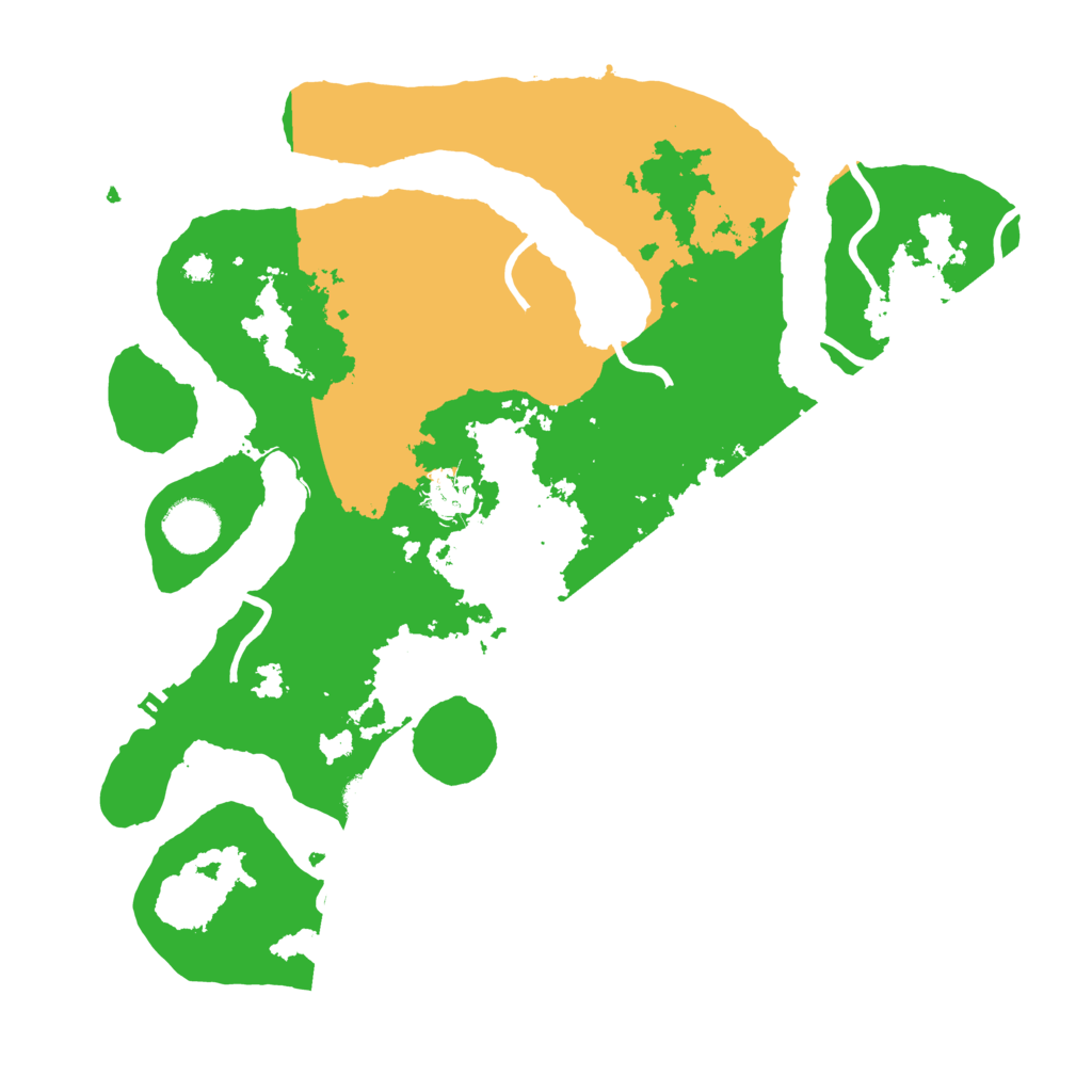 Biome Rust Map: Procedural Map, Size: 3500, Seed: 8453