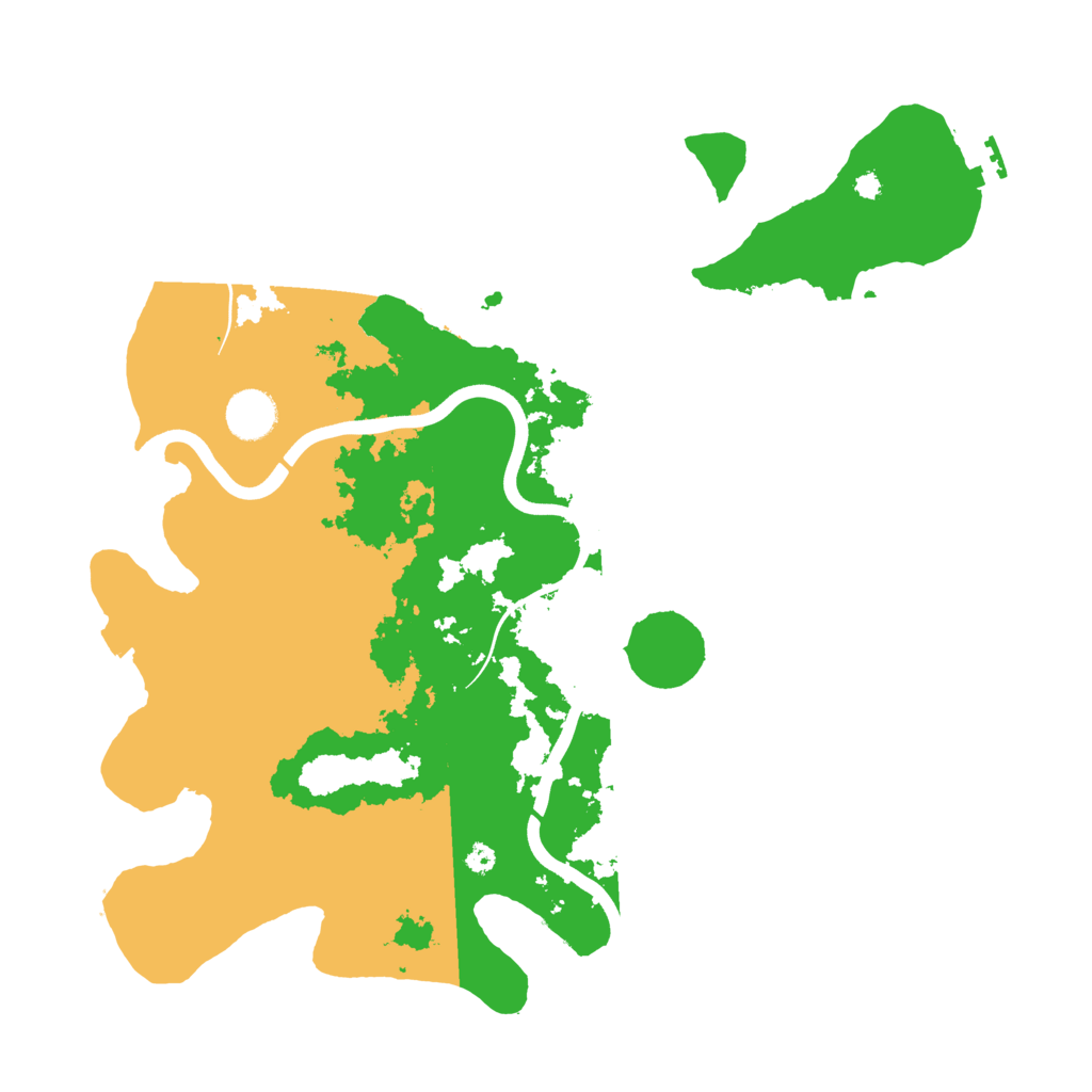 Biome Rust Map: Procedural Map, Size: 3800, Seed: 6075118