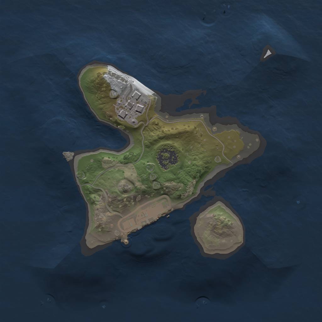 Rust Map: Procedural Map, Size: 1568, Seed: 13825, 6 Monuments