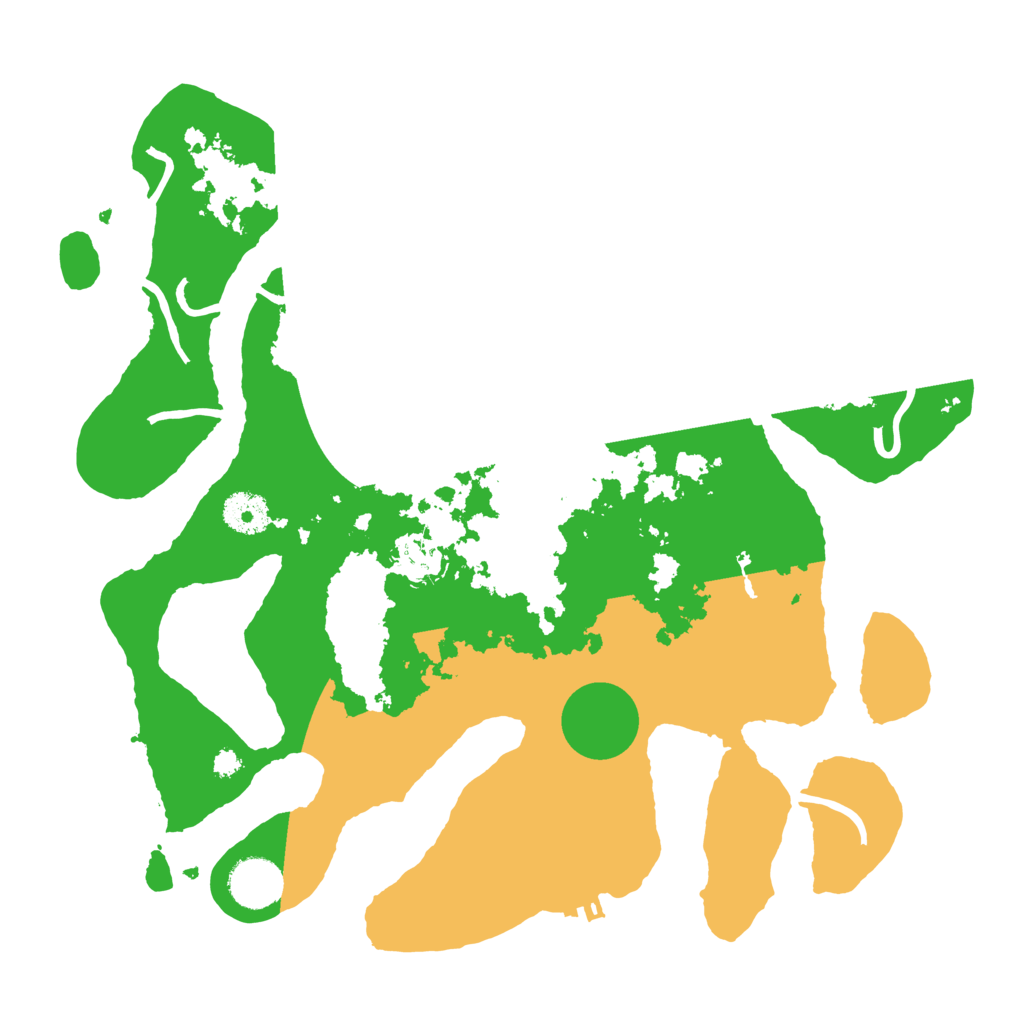 Biome Rust Map: Procedural Map, Size: 3500, Seed: 1337682