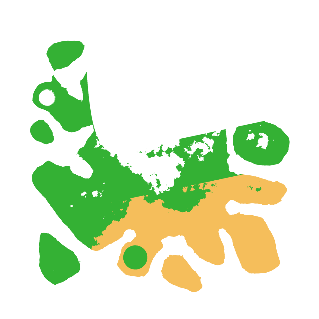 Biome Rust Map: Barren, Size: 3500, Seed: 3847573