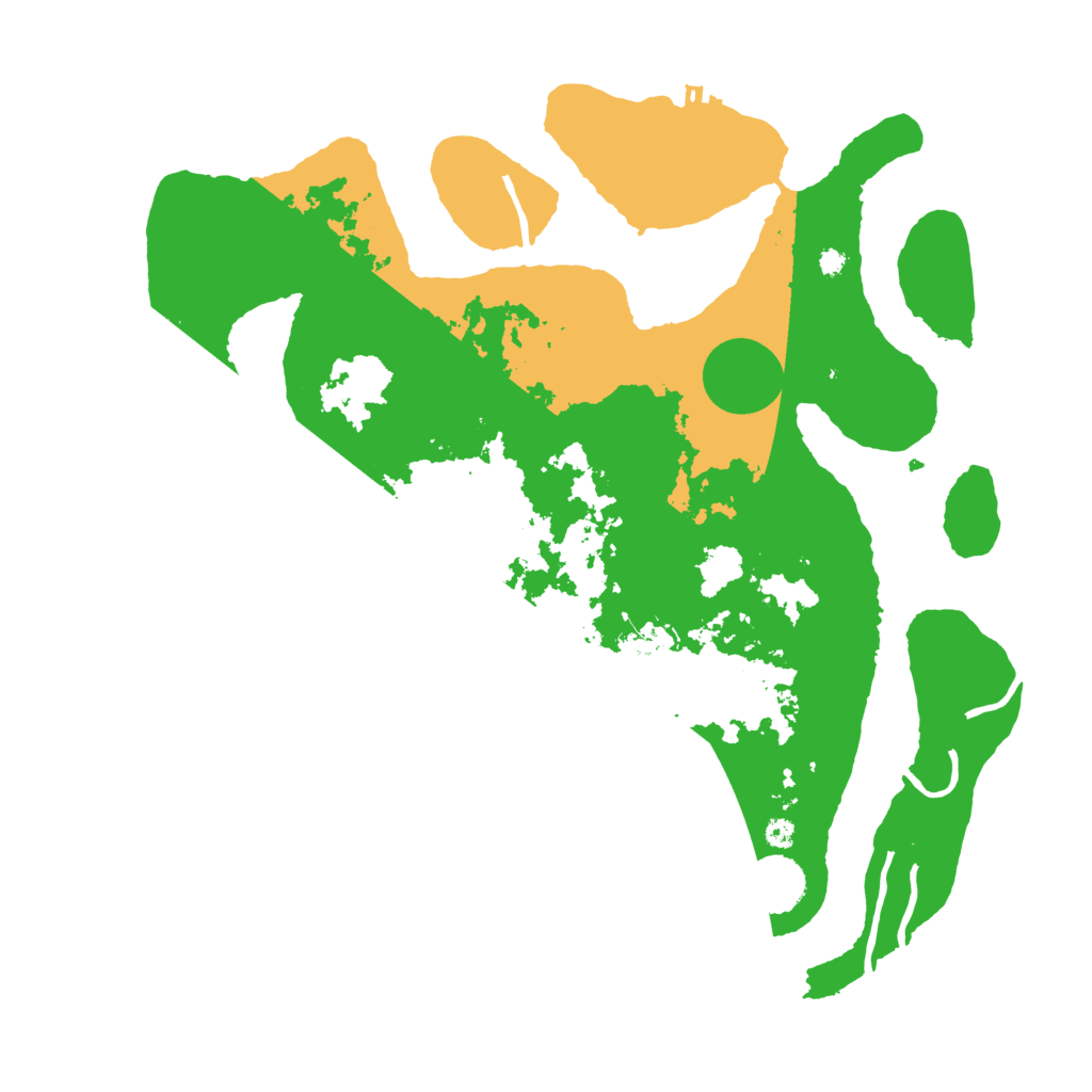 Biome Rust Map: Procedural Map, Size: 3800, Seed: 928947