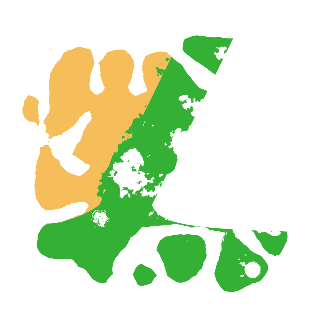 Biome Rust Map: Barren, Size: 3500, Seed: 3366469