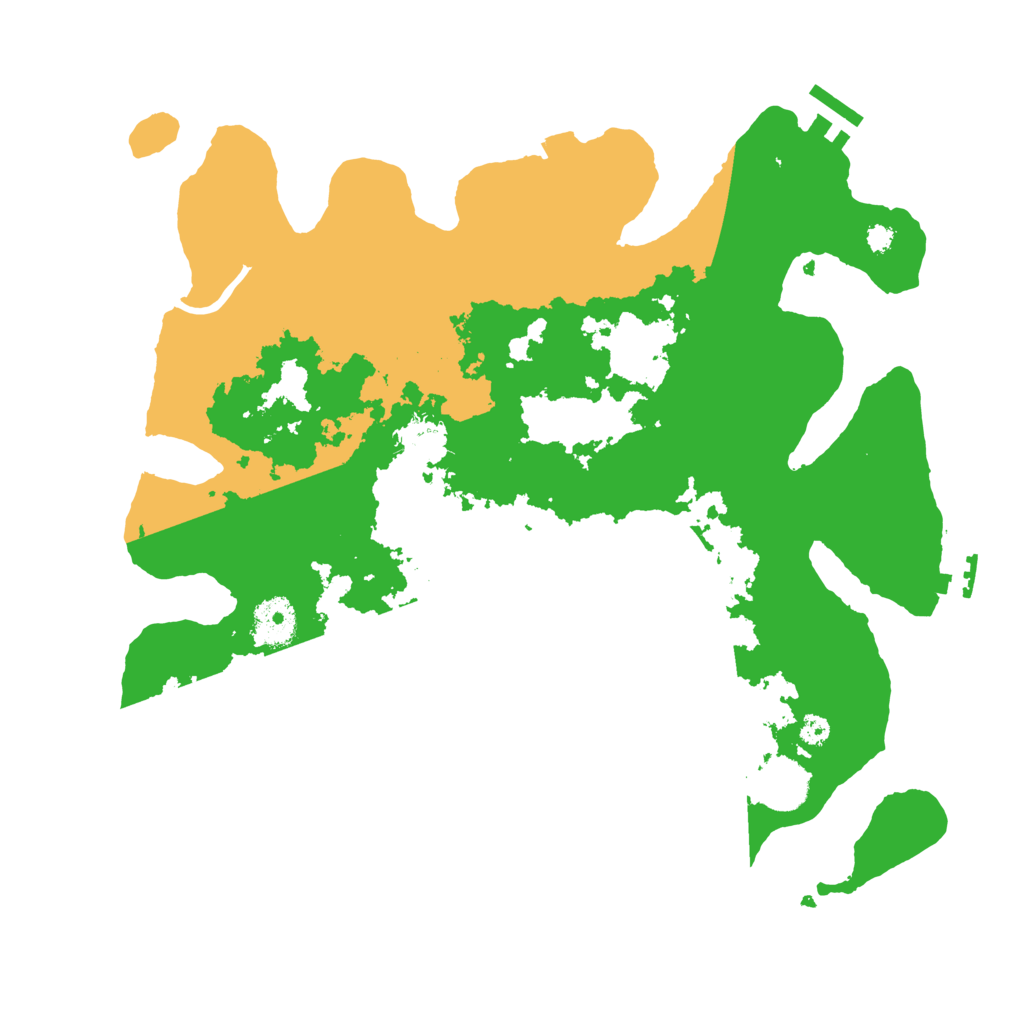 Biome Rust Map: Procedural Map, Size: 3500, Seed: 2211817