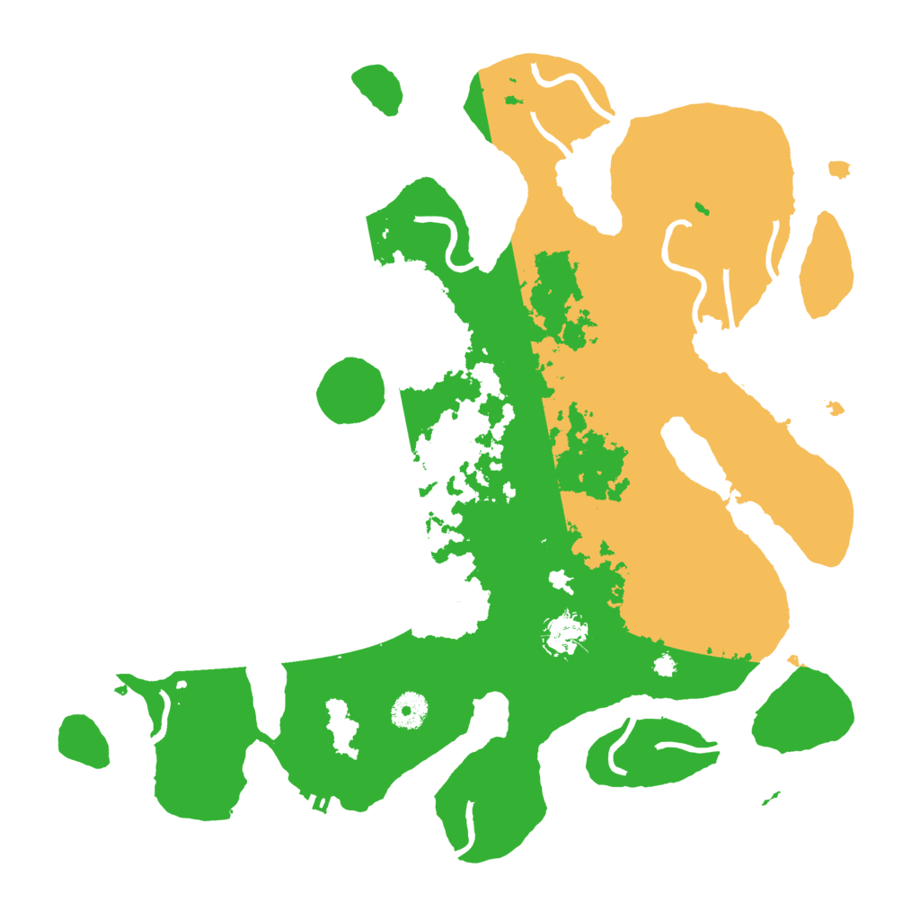 Biome Rust Map: Procedural Map, Size: 3800, Seed: 5626045