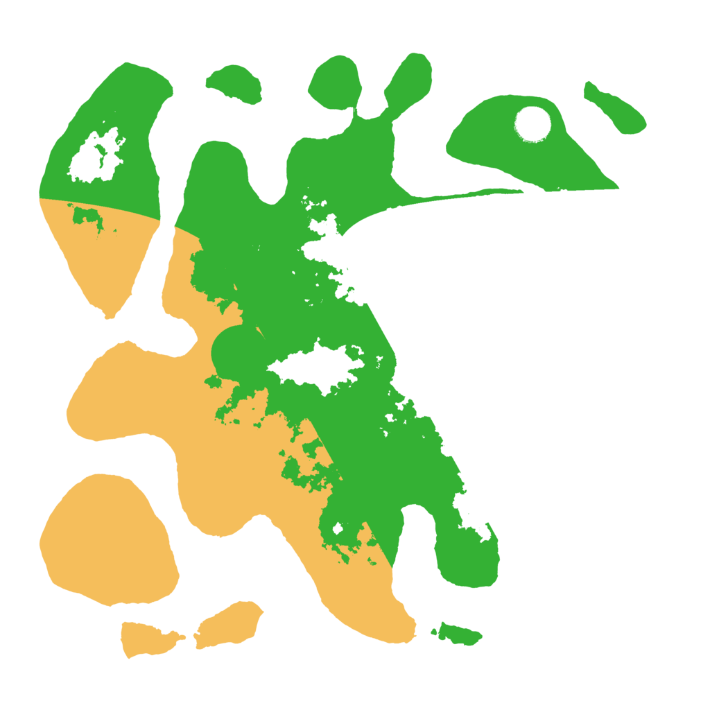 Biome Rust Map: Barren, Size: 3500, Seed: 5780908