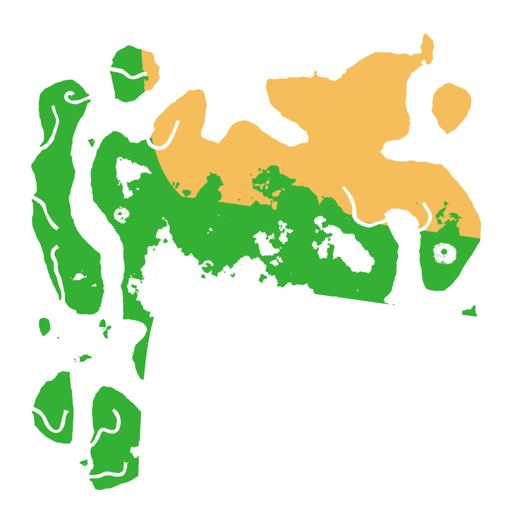 Biome Rust Map: Procedural Map, Size: 3500, Seed: 4231986