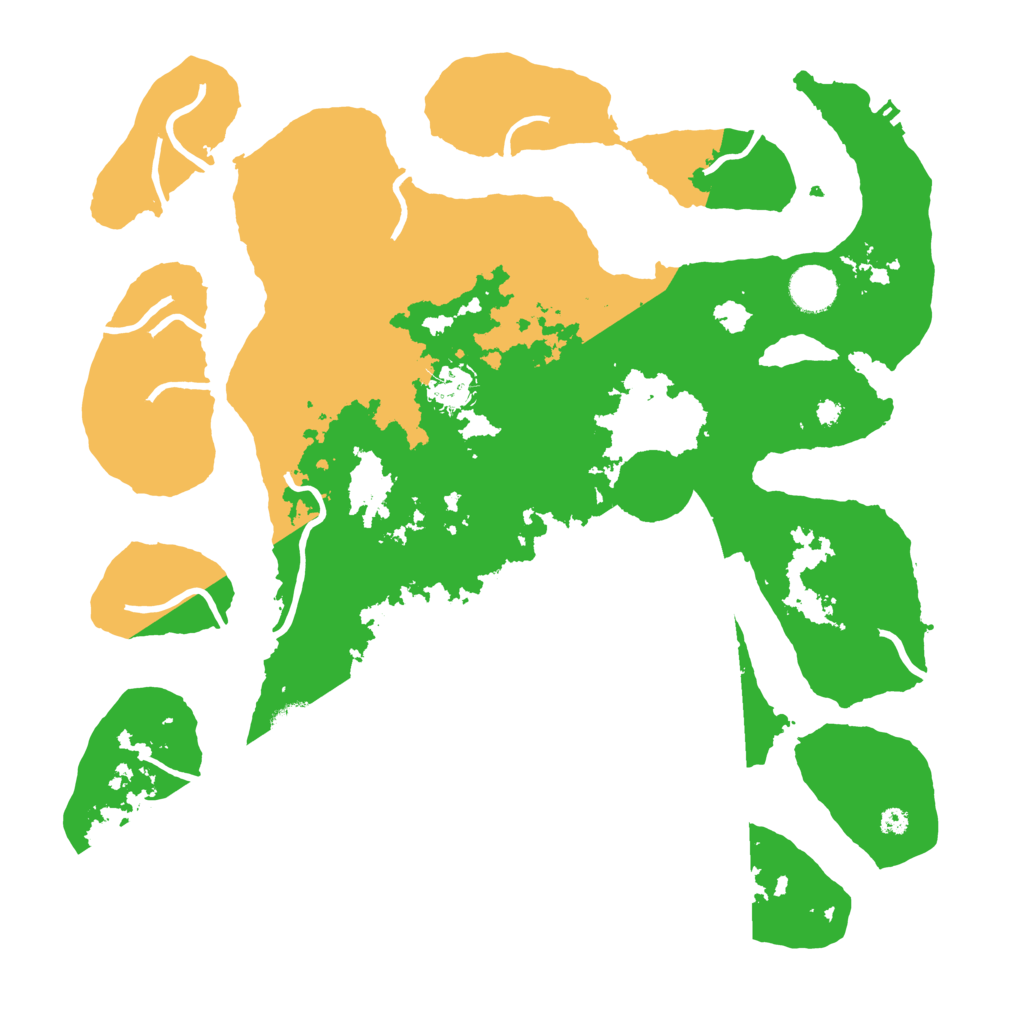 Biome Rust Map: Procedural Map, Size: 3800, Seed: 1630433