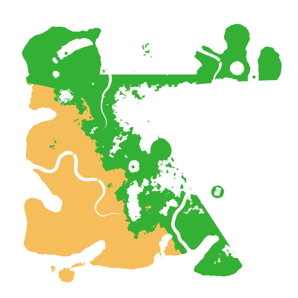 Biome Rust Map: Procedural Map, Size: 3800, Seed: 1393783525