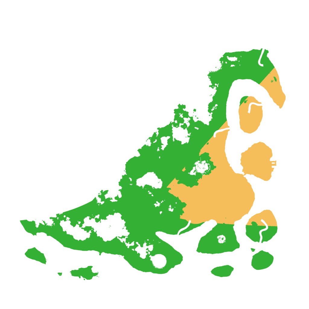 Biome Rust Map: Procedural Map, Size: 3800, Seed: 3845419