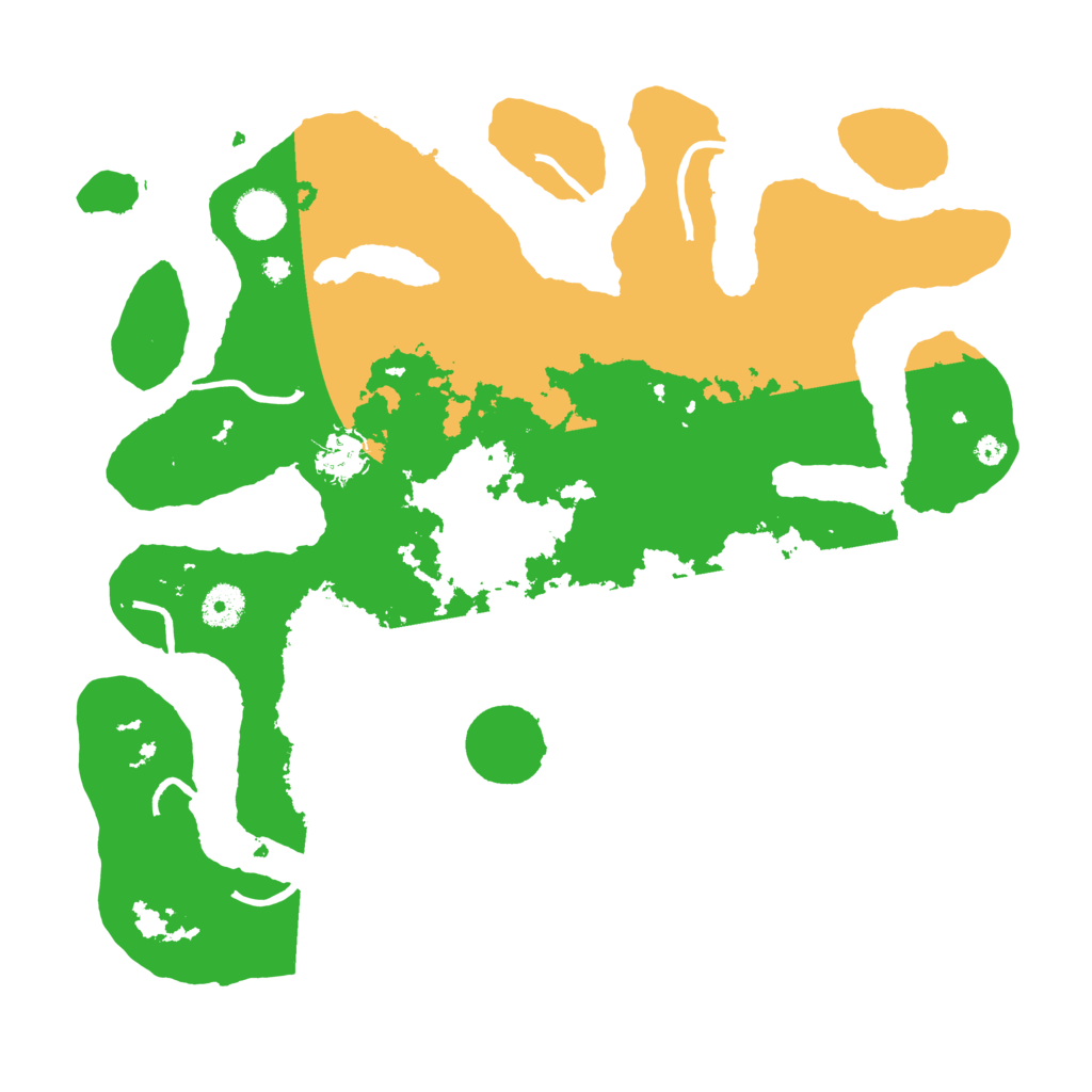 Biome Rust Map: Procedural Map, Size: 3800, Seed: 1947245