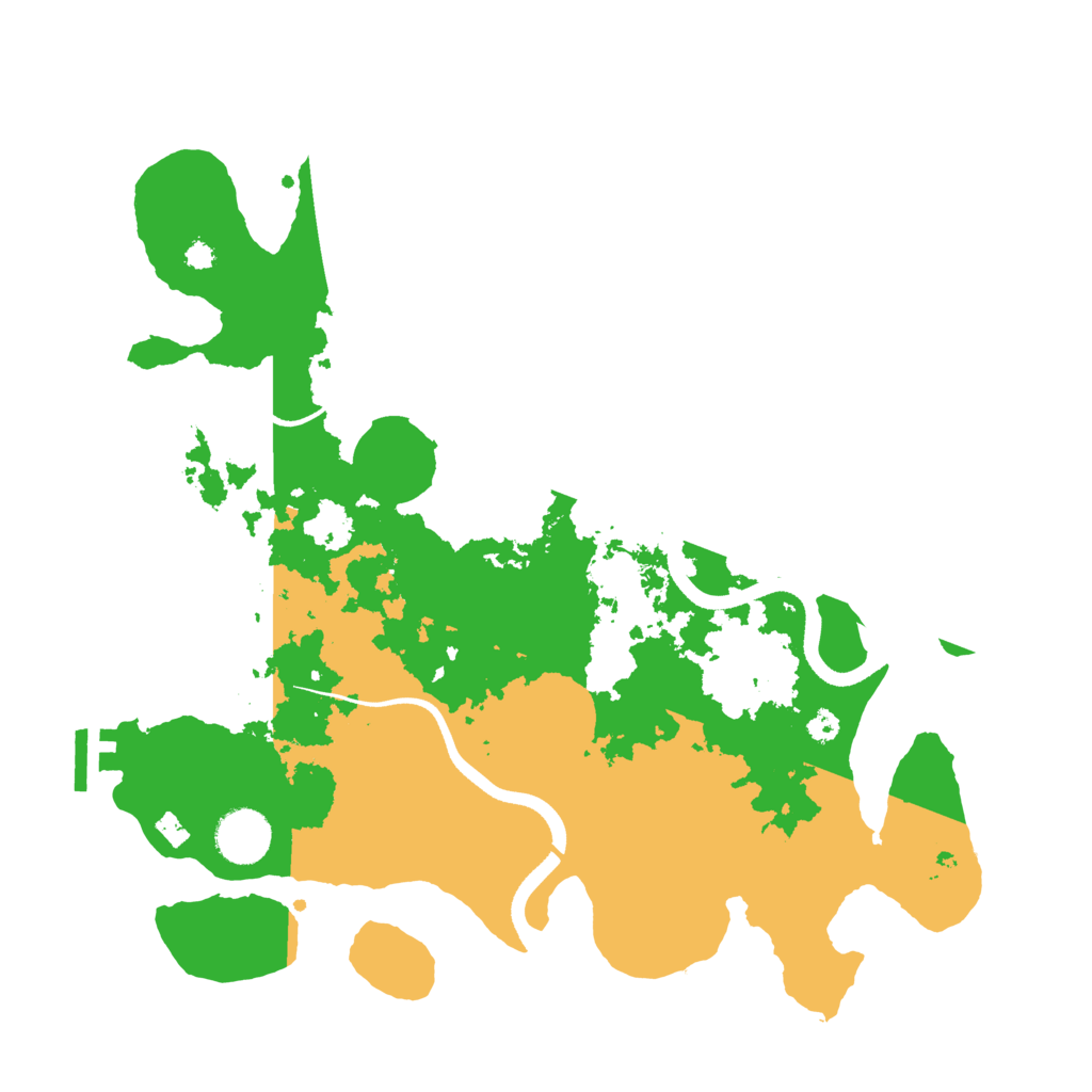 Biome Rust Map: Procedural Map, Size: 3500, Seed: 2448248