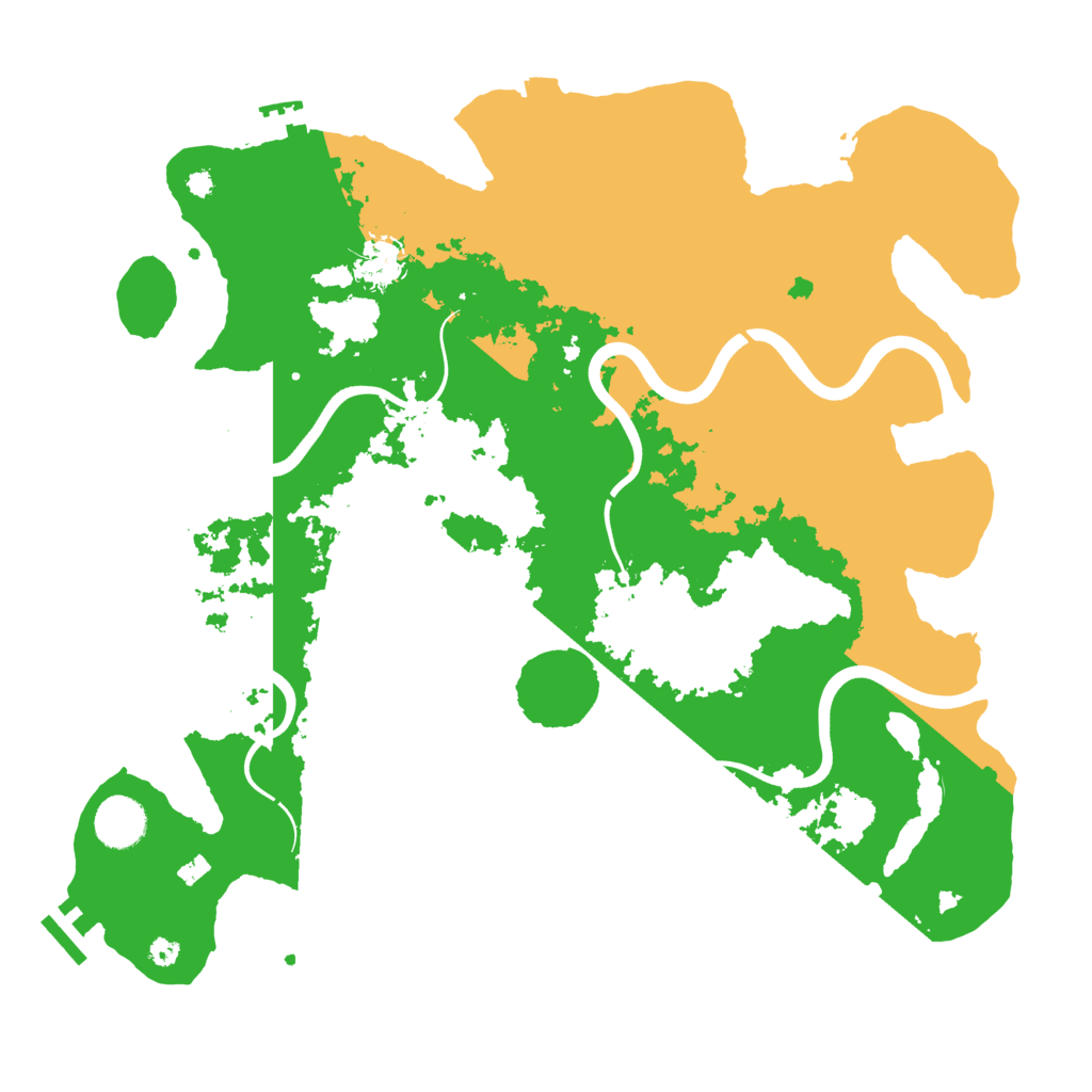 Biome Rust Map: Procedural Map, Size: 3800, Seed: 2424643