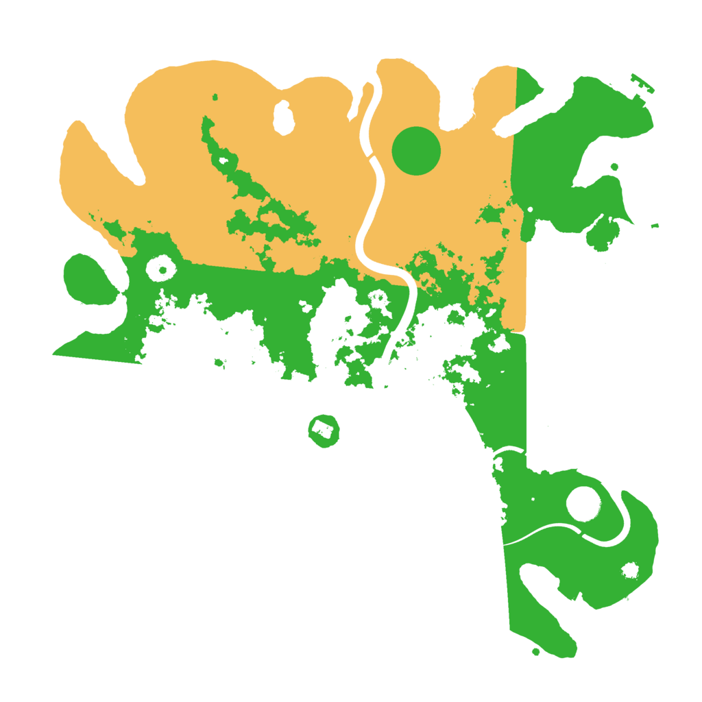 Biome Rust Map: Procedural Map, Size: 3800, Seed: 5807698