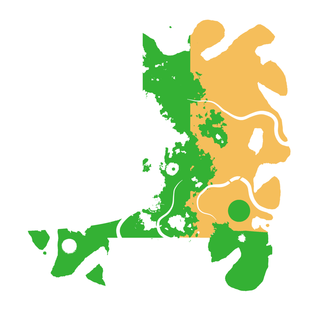 Biome Rust Map: Procedural Map, Size: 3800, Seed: 2358379