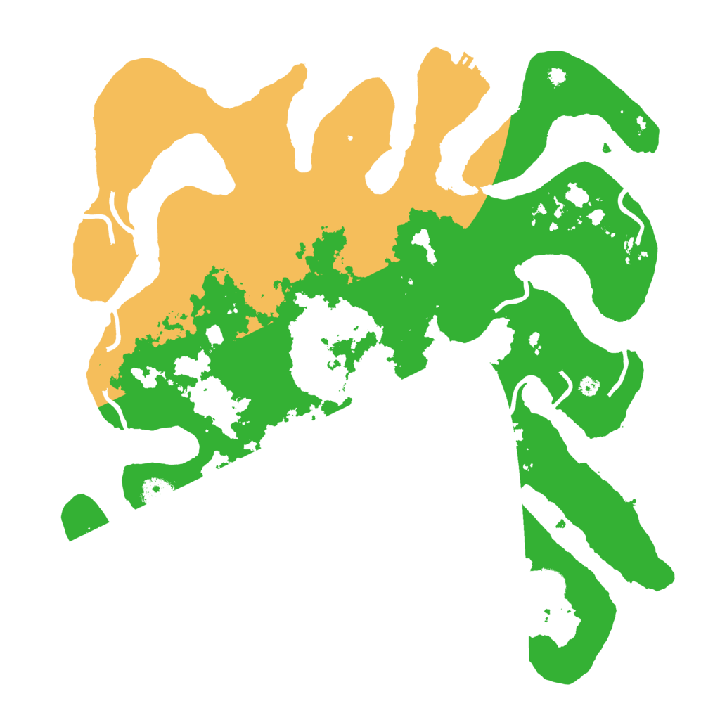 Biome Rust Map: Procedural Map, Size: 3800, Seed: 664424