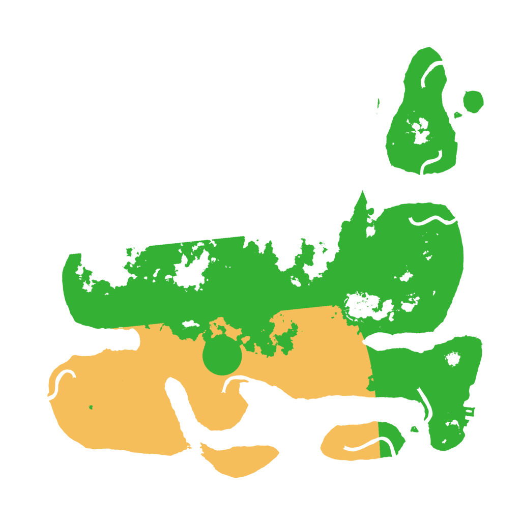 Biome Rust Map: Procedural Map, Size: 3500, Seed: 2173812