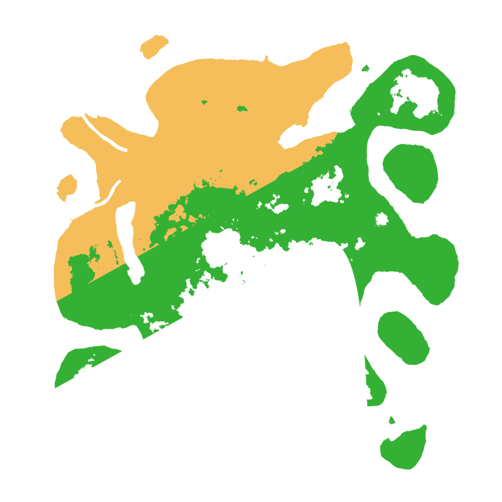 Biome Rust Map: Procedural Map, Size: 3500, Seed: 5465192