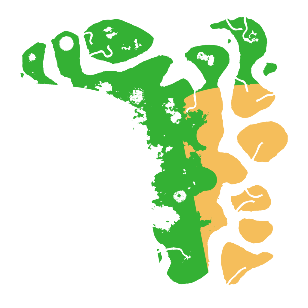 Biome Rust Map: Procedural Map, Size: 3800, Seed: 5190755