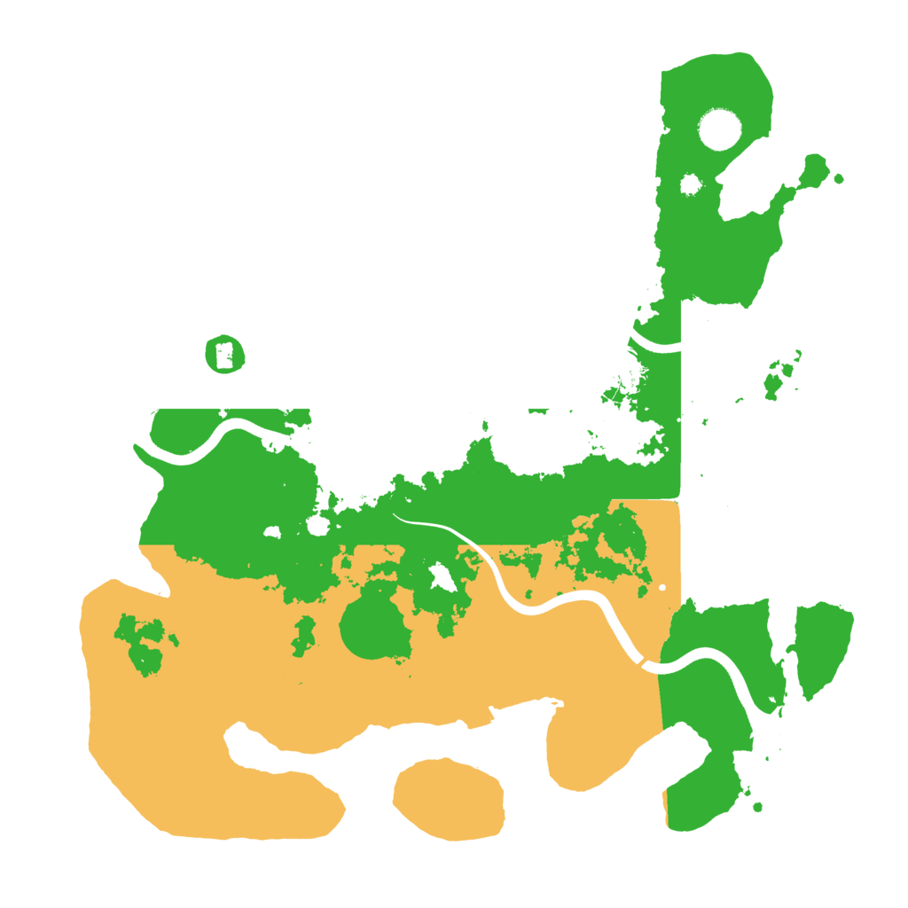 Biome Rust Map: Procedural Map, Size: 3800, Seed: 6084207
