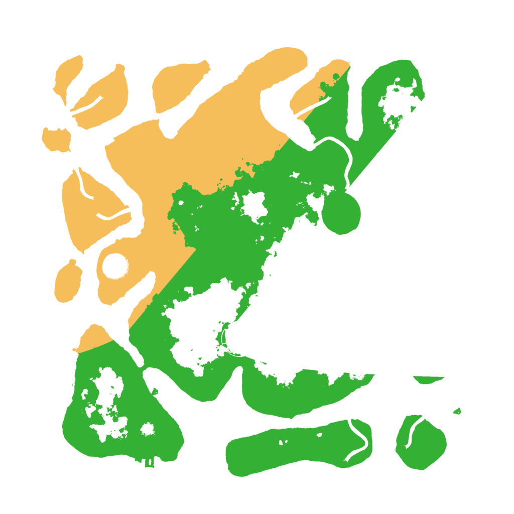 Biome Rust Map: Procedural Map, Size: 3500, Seed: 1096989