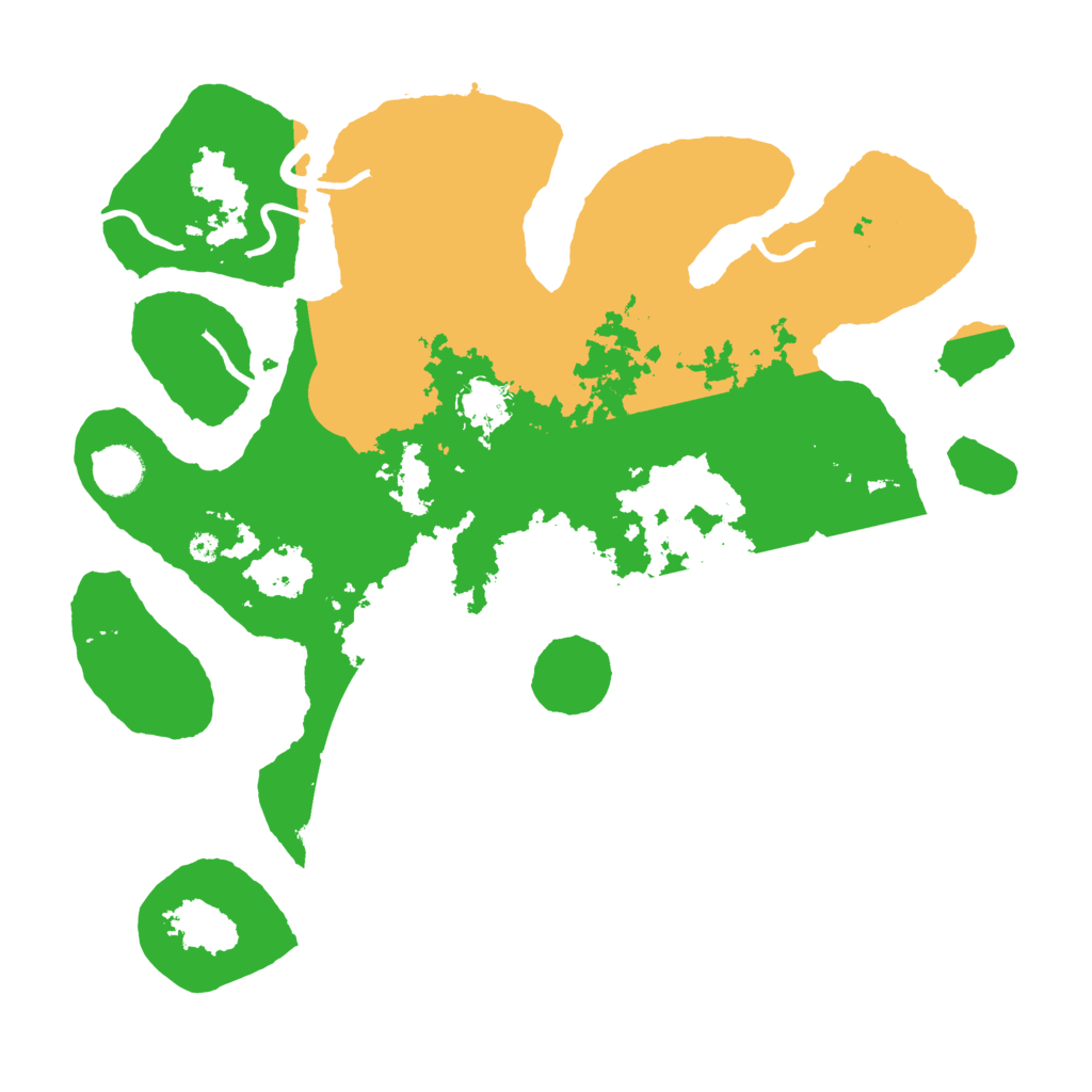 Biome Rust Map: Procedural Map, Size: 3800, Seed: 4356262