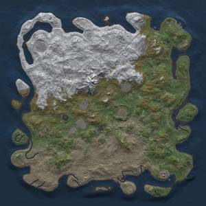 Thumbnail Rust Map: Procedural Map, Size: 5000, Seed: 648252, 20 Monuments