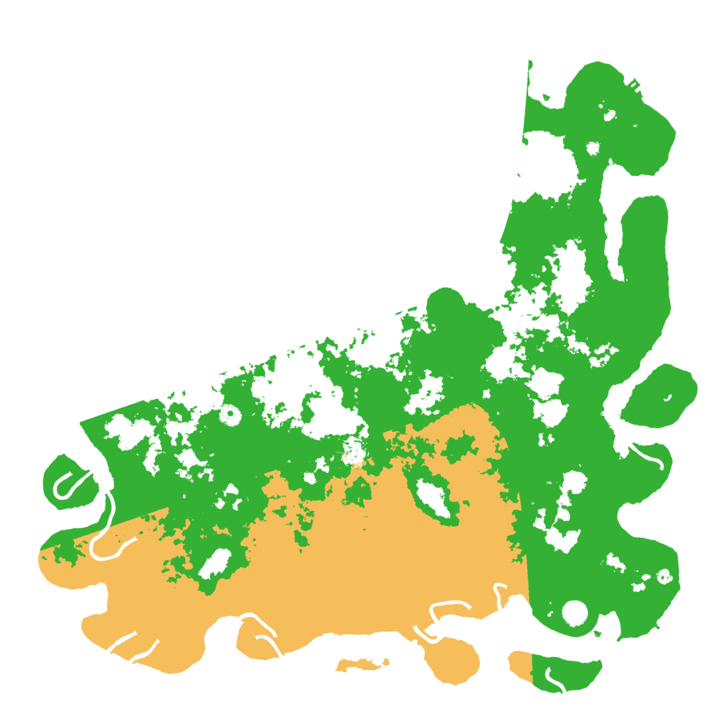 Biome Rust Map: Procedural Map, Size: 5000, Seed: 648252