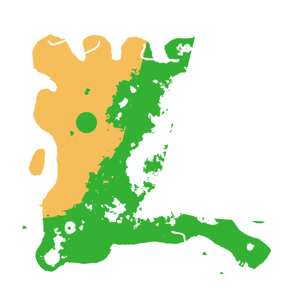 Biome Rust Map: Procedural Map, Size: 3800, Seed: 3240934