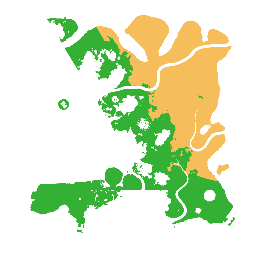 Biome Rust Map: Procedural Map, Size: 3800, Seed: 5547995