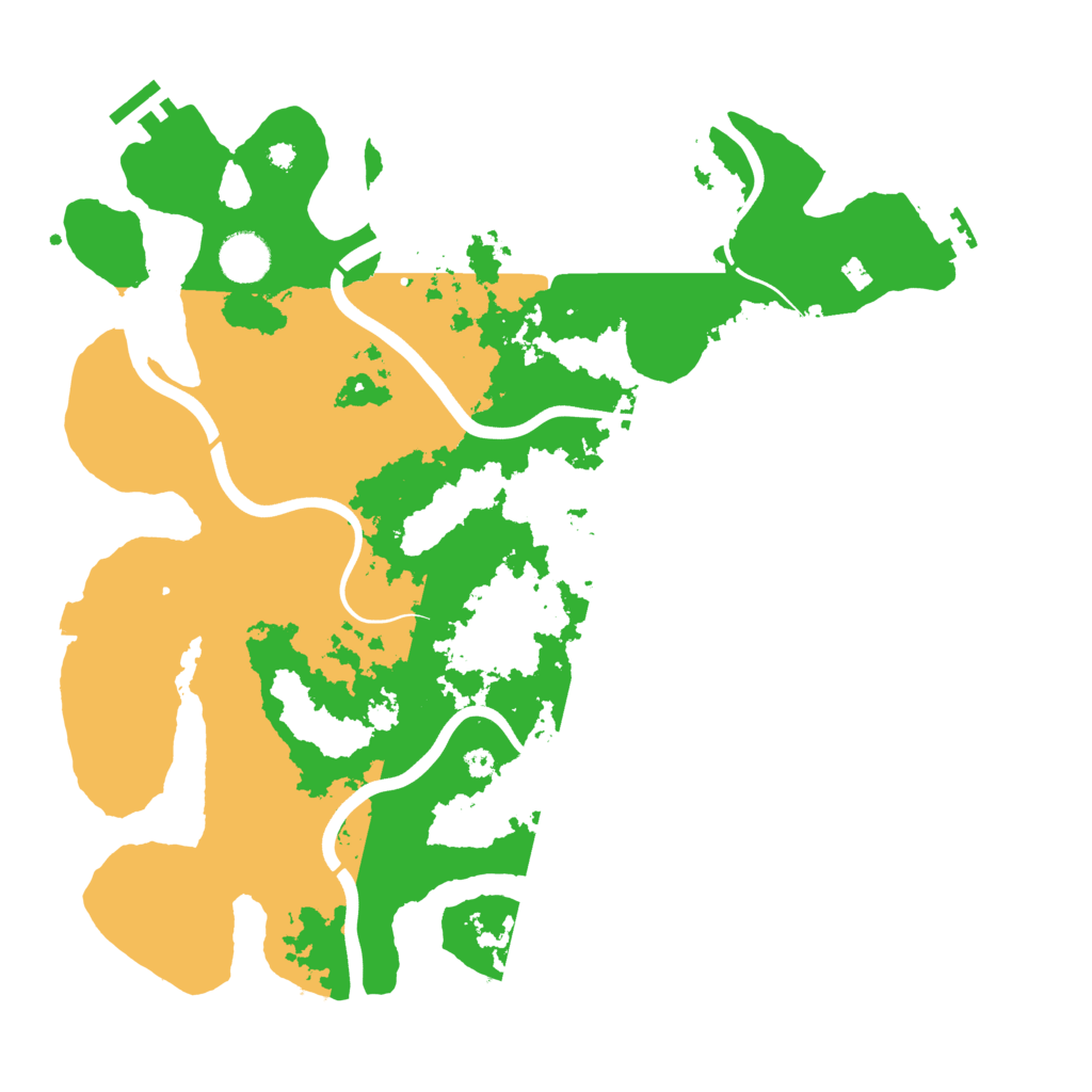 Biome Rust Map: Procedural Map, Size: 3800, Seed: 3249030