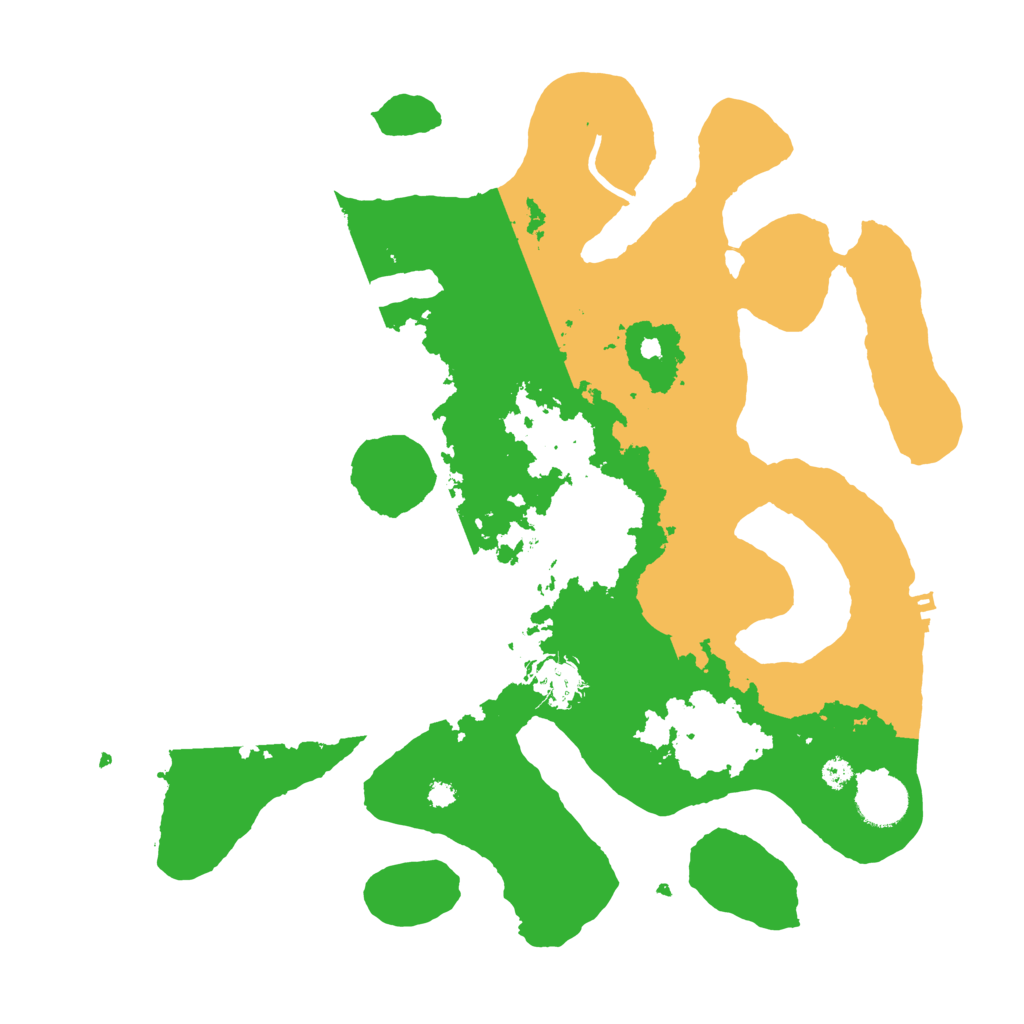 Biome Rust Map: Procedural Map, Size: 3500, Seed: 2594706