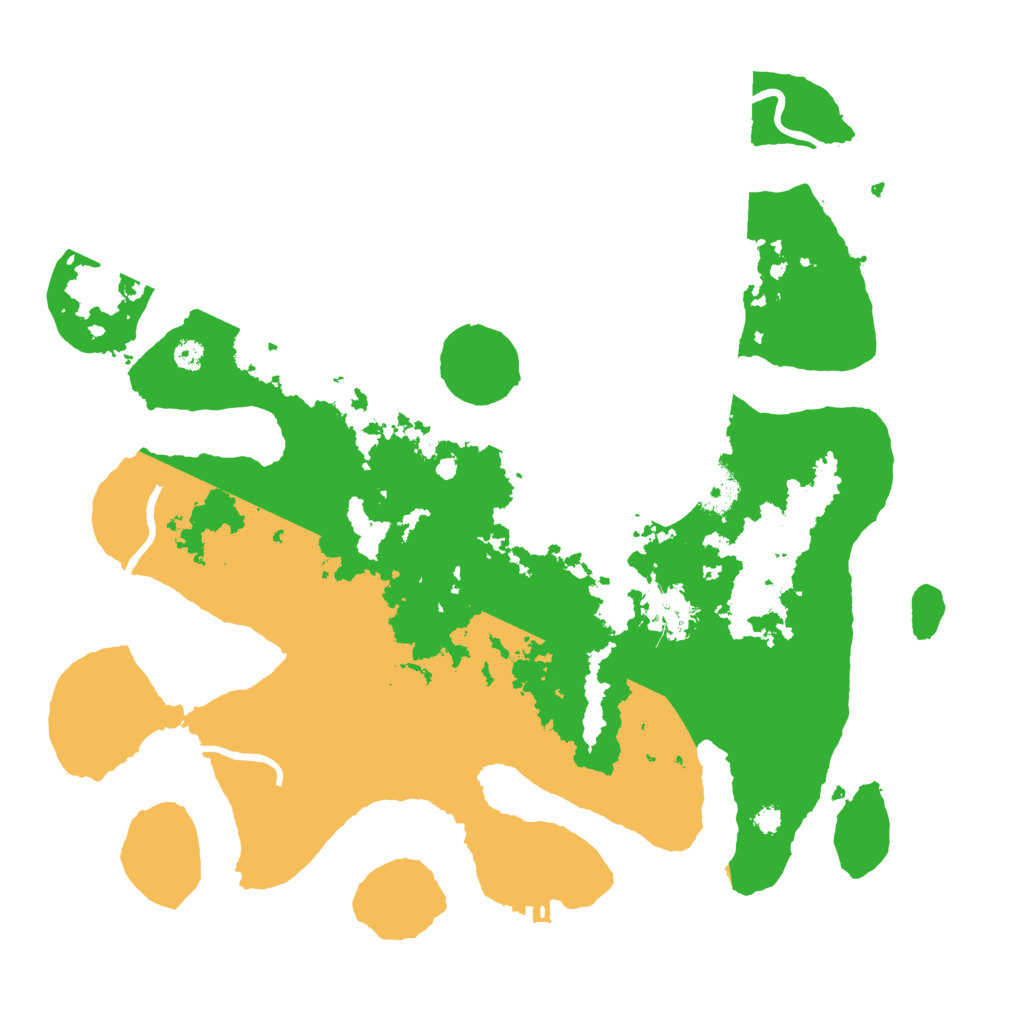 Biome Rust Map: Procedural Map, Size: 3500, Seed: 4730499