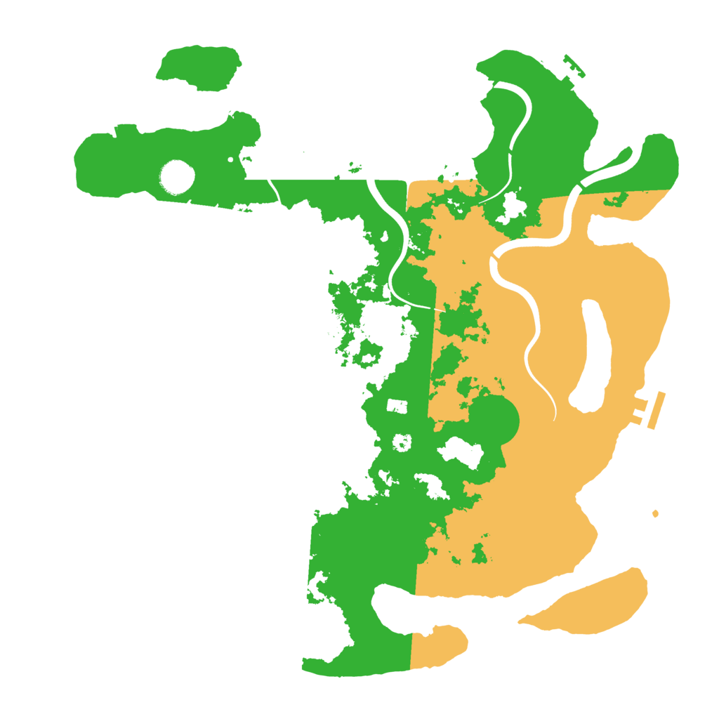 Biome Rust Map: Procedural Map, Size: 3800, Seed: 606368
