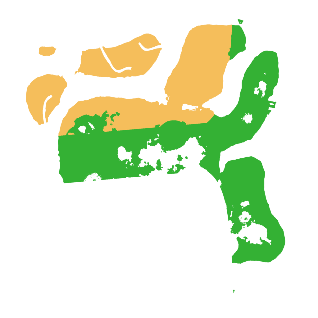 Biome Rust Map: Procedural Map, Size: 3000, Seed: 988917187