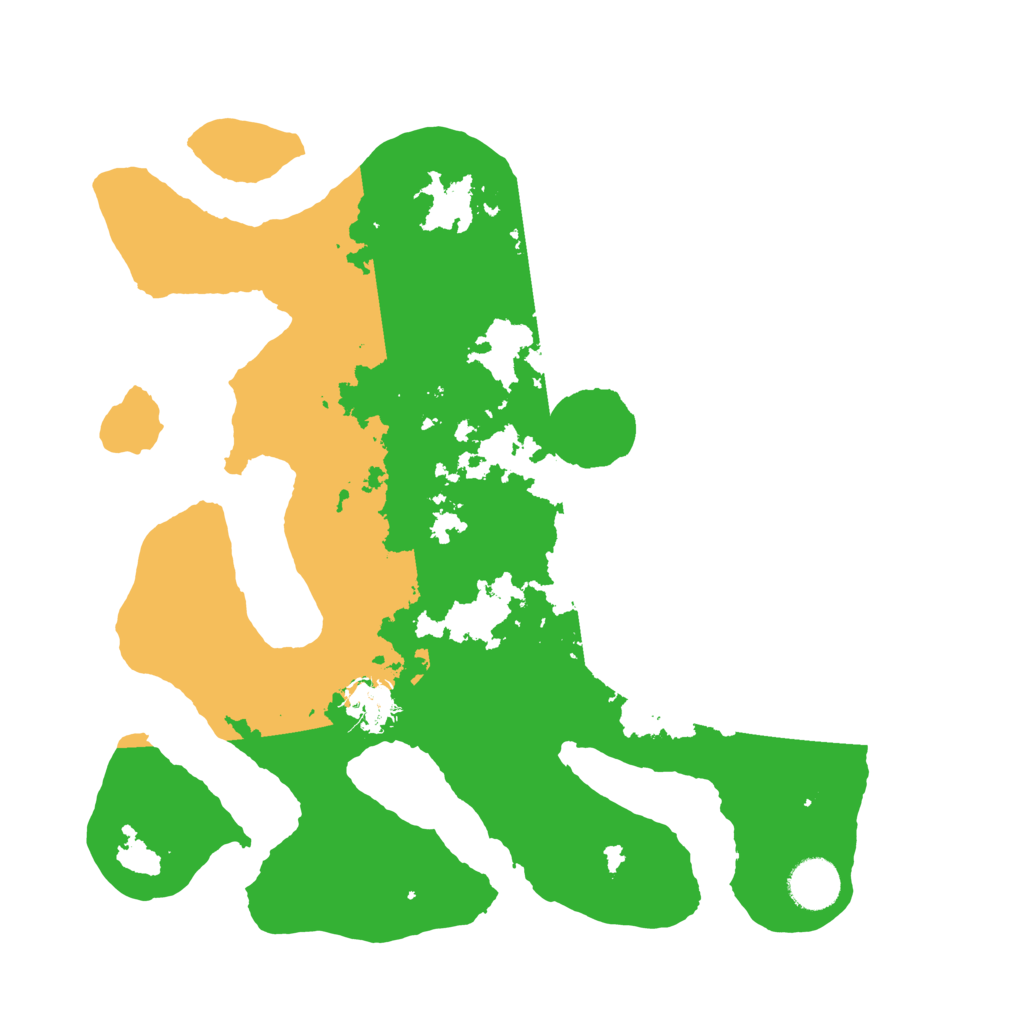 Biome Rust Map: Barren, Size: 3500, Seed: 6283734